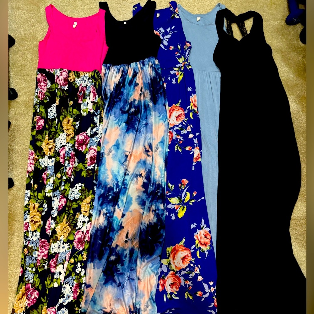 Maternity Maxi Dresses (sold as set)